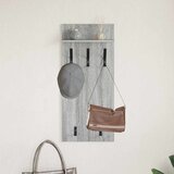 Vješalica za kapute na zidu Zidne Siva Sonoma 40 x 10 x 90 cm | shoptok.hr