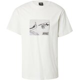 Iriedaily Majica siva / črna / bela | Shoptok.si