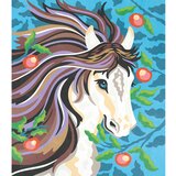 Janod pobarvanka po številkah z vodenimi barvicami horses | Shoptok.si
