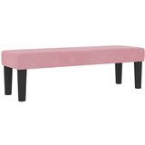 Box Spring Krevet s Madracem i Klupom Ružičasti 160x200 cm Baršun | shoptok.hr