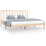Furnova Posteljni okvir iz trdne borovine 200x200 cm, (21937236) | Shoptok.si