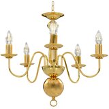  Luster zlatni 5 žarulja E14 | shoptok.hr