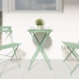 Bistro Stol Svijetla mint boja Ø 50 x 71 cm Čelik s prahom | shoptok.hr