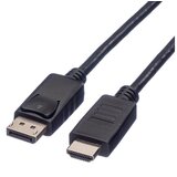 Roline DisplayPort priključni kabel 2.00 m 11.04.5781 sa zaštitom crna [1x muški konektor displayport - 1x muški konekto Cijene
