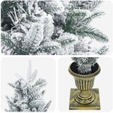 Mini božićno drvce 120 cm PVC i PE Zelena i bijela | shoptok.hr