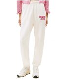 Tommy Jeans Hlače TJW VARSITY SWEATPANT EX Bela | Shoptok.si