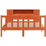  Krevet s regalom za knjige bez madraca 150x200 cm od borovine | shoptok.hr