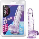 Blush Naturally Yours - kristalni dildo (ljubičasti) | shoptok.hr