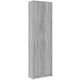 Furnova Garderobna omara siva sonoma 55x25x189 cm konstruiran les, (21930414) | Shoptok.si