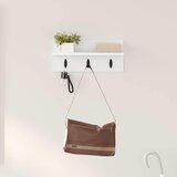  Vješalica za kapute na zidu Zidne Bijelo 40 x 10,5 x 18 cm Cijene