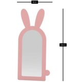 Hanah home Podno ogledalo Zec, 80 cm x 180 cm, Roza | Eponuda.ba