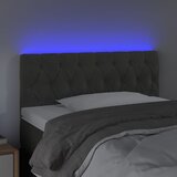  LED uzglavlje tamnosivo 100x7x78/88 cm baršunasto | shoptok.hr