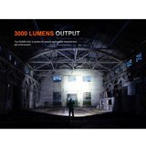 Fenix PD36RACE - led prigušiva punjiva baterijska lampa led/usb 5000mAh IP68 3000lm 63,45h crna | Eponuda.com