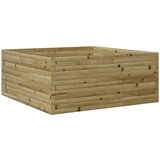 Maison Chic Vrtno cvetlično korito - Cvetlični Lonec 110x110x46 cm impregnirana borovina, (21790013) | Shoptok.si