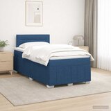  Boxspring krevet s madracem Plava 120 x 190 cm Tkanina | shoptok.hr