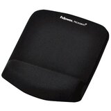 Fellowes "PlushTouch™" podloga za miša punjena pjenom s podrškom za zglob, crna | shoptok.hr
