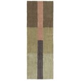 Lorena Canals Ročno tkan volnen tekač 80x230 cm Chroma Dusty Pink – u