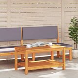  Bocni stol Prirodna nafta 90 x 50 x 45 cm Čvrsto drvo akacije | shoptok.hr