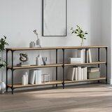 The Living Store Konzolna mizica sonoma hrast 200x29x75 cm inženirski les - Konzolna Mizica, (21575087) Cene