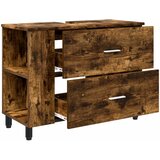  Toaletna jedinica Dimljeni hrast 80 x 35 x 60 cm | shoptok.hr