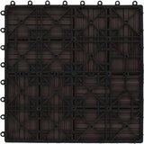  Talne plošče 11 kosov WPC 30x30 cm 1 m² rjave, (21143906) | Shoptok.si
