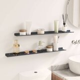  Polica na zidu s policom Zidne 2 pcs Antracit 80 x 9 x 2 5 cm - Antracit 80 x 9 cm 2 | shoptok.hr