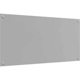 vidaXL Zaščita za kuhinjo 2 pcs Svetlo siva 100 x 50 cm kaljeno steklo | Shoptok.si