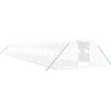  Staklenik s čeličnim okvirom bijeli 88 m² 22 x 4 x 2 m | shoptok.hr