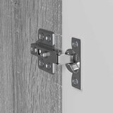 TV zidni ormar Zidne 2 pcs Siva Sonoma 59,5 x 31 x 40 cm | shoptok.hr