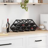  Stalak za vino Crni hrast 63 x 16,5 x 25 cm | shoptok.hr