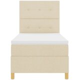  s opruga kutije s uzglavljem Krema 90 x 200 cm tkanina | shoptok.hr