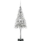 Božićno drvce s 150 LED svjetlima Bijelo 150 cm PE i čelik | shoptok.hr