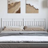 Metalno zamjensko uzglavlje bijelo 193 cm Crna | Shoptok.si