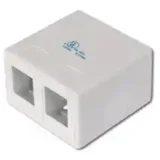 2xRJ45 AT-AG-302A-WH Modul nazidne utičnice prazne