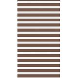 Zebra zavjesa Smeđa 120x230 cm Širina tkanine 115,9 cm Poliester | Shoptok.si