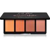 L.A. Girl Cosmetics Fanatic paleta rdečil odtenek Island Hottie 4x4 g
