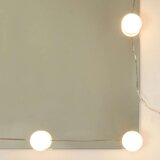  Toaletni Stolić s LED Osvjetljenjem Obrtnicki Hrast 100x40x120 cm | shoptok.hr