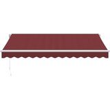 Tenda na ručno uvlačenje s LED bordo 350 x 250 cm | Eponuda.com
