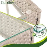 Gardlov Baštenski Set Klupa Sto i Fotelje Bež Ratan | Eponuda.com