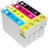 All4Printing Epson T1285 , T1281 do T1284 , komplet 4 kompatibilne kartuše Cene