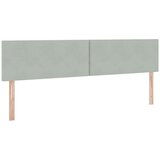 Krevet s od storage Svijetlo siva 200 x 200 cm Baršun | Eponuda.com