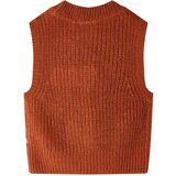  Dječji prsluk pleteni boja konjaka 92 | shoptok.hr