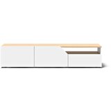 TemaHome Bijela TV komoda u dekoru hrasta 180x38 cm Verone - | shoptok.hr
