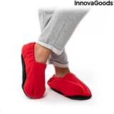 InnovaGoods Topli grelni copati za mikrovalovko rdeči | Shoptok.si