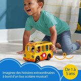 Figure djelovanja Fisher-Price Little People-El autobús escolar-Vehículo de empuje musical HYT03 | shoptok.hr