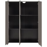 WOOOD Sivi ormarić u dekoru jasena 102x140x44 cm Brock – | shoptok.hr