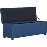 vidaXL Klupa s pretincem za pohranu 116 cm plava poliesterska | shoptok.hr