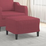  Tabure crvena boja vina 60 x 50 x 41 cm od tkanine Cijene