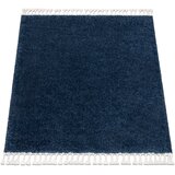 RugsX Preproge Preproga BERBER square 9000 temno modra Čopki 160x160 cm Modra | Shoptok.si