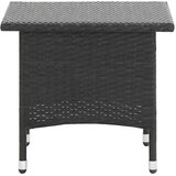  Čajni stolić crni 50 x 50 x 47 cm od poliratana | Eponuda.com
